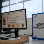 Stand do grupo “Resgate Arqueológico”