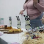 Stand do grupo “Lactose: Intolerância, Processos Tecnológicos e Alternativas”